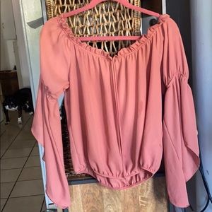 Off Shoulder Ruffle Fantasy Shirt